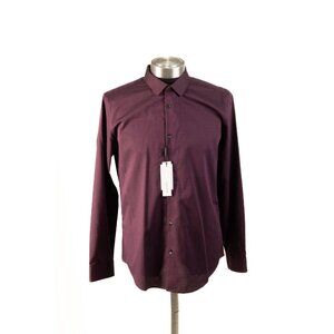 Calvin Klein L94708 Mens‎ White Infinite Cool Cotton Classic Fit Shirt Size M